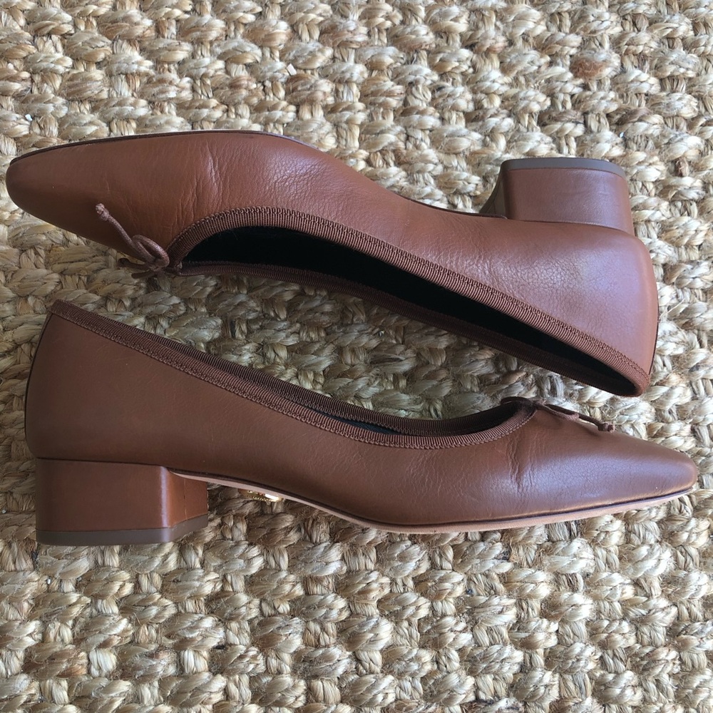 Veronica Beard Cecile Leather Ballet Pump. Size US 7.5 or 38 EUR - Picture 7 of 13